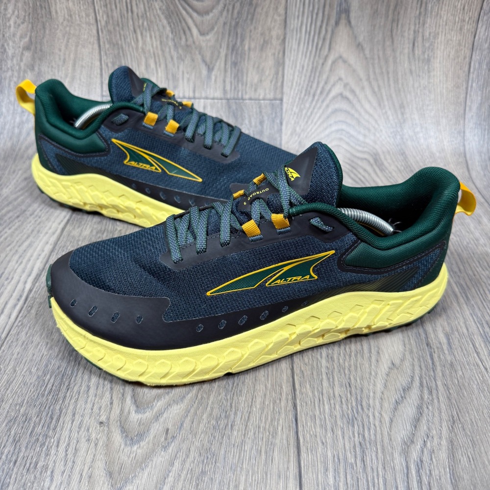 Altra Outroad 2 Running Shoes Womens 8.5 Green Yellow Trail AL0A82C3470